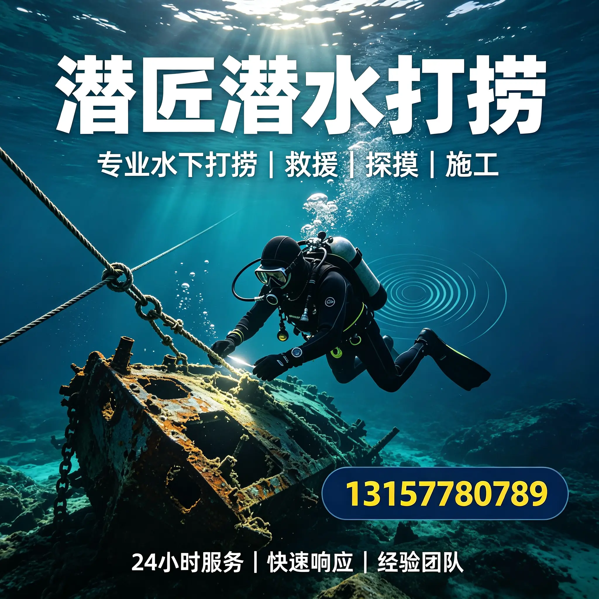 海北水下打捞作业服务产品